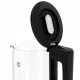 Stiklinis elektrinis virdulys 1500W, 2L, juodas