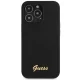 Guess Silicone Script dėklas, skirtas iPhone 13 Pro Max, juodas