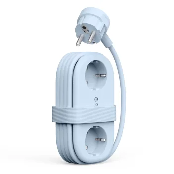 Orico AP3 65W GaN 6in1 Power Strip 2x AC + 2x USB-A + 2x USB-C - Blue