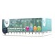 Forever Light Solar Garden Garland Lighting Illumination Decorations 10 LED Lamps Bulbs 5.5m, Filament clear