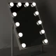 Case 108326 LED kosmetinis makiažo veidrodis su USB, 30x40 cm, baltas
