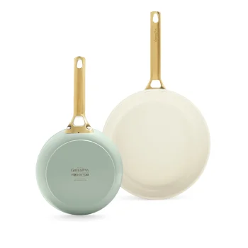 Keptuvių rinkinys GreenPan Padova Reserve 20 ir 26 cm, 2 vnt., mėtų žalia