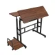 Maclean Mobilus ergonomiškas stalas, juodas, 80x60cm, MC-124 B