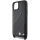 BMW dėklas iPhone 15 / 14 / 13 M Edition Carbon Stripe & Strap, juodas