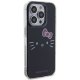 Hello Kitty iPhone 15 Pro Max dėklas IML Kitty Face, juodas