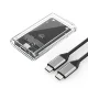 Orico TC10-MS mSATA USB-C 3.2 išorinis disko dėklas, permatomas