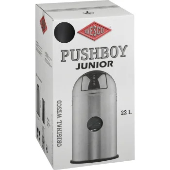 Šiukšliadėžė Wesco Pushboy Junior 22 l, grafito