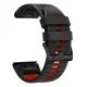 Tech-Protect Iconband Pro strap for Garmin Fenix, black and red