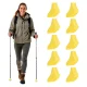 Neo-Sport Nordic Walking Pole Tips, 10 Pcs, Yellow