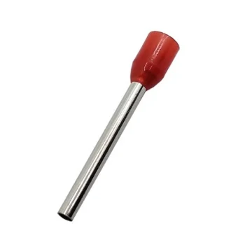 Izoliuoti laidų antgaliai 1.5 mm² / 16AWG laidui, 100 vnt., raudoni