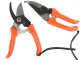Garden Pruning Shears / Hand Secateurs for Branches and Shrubs, Orange