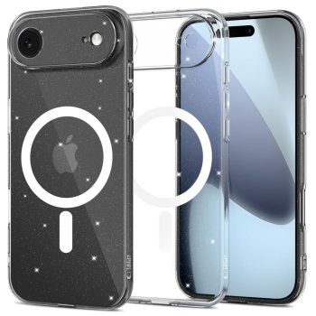 Tech-Protect iPhone 17 Air Case FlexAir MagSafe, Clear Glitter
