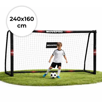 Futbolo vartai su tinklu Movepro 147498, 240x160x85 cm
