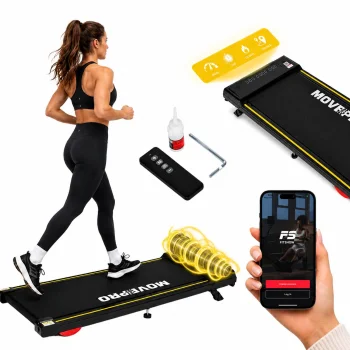 Elektrinis bėgimo takelis MOVEPRO Walking Pad 1-10 km/h su pulteliu