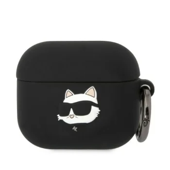 Karl Lagerfeld dėklas AirPods 3 ausinėms, juodas