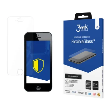 Hibridinis apsauginis stiklas 3mk FlexibleGlass skirtas iPhone SE