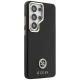 Dėklas Guess Rhinestone Round Logo MagSafe telefonui Samsung Galaxy S26 Ultra, juodas