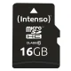 „Intenso“ 16 GB microSDHC atminties kortelė Class 10 su adapteriu