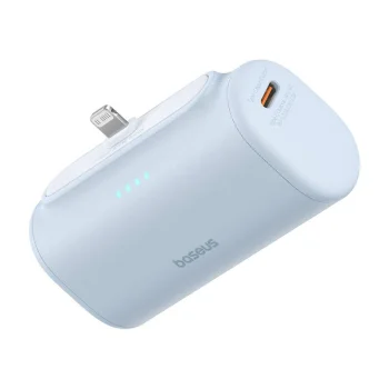 Išorinė baterija Baseus Compact IP 5000mAh 20W, mėlyna
