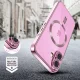 Dėklas Tech-Protect MagFlex skirtas iPhone 16, skaidrus / rožinis