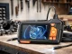 Endoscope Inspection Camera HD 5m IP67 LCD Display USB-C, Black