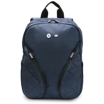 BMW Nylon Pockets & Metal Logo 16" kuprinė nešiojamam kompiuteriui, tamsiai mėlyna