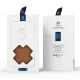 Dux Ducis Skin X2 atverčiamasis dėklas iPhone 14 Plus, Rudas