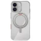 Dėklas Uniq Swivix 360 Rotating Kickstand, iPhone 17, skaidrus