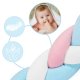 Ricokids Crib Bumper 3m, Blue-Pink