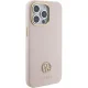 Guess dėklas iPhone 15 Pro Max telefonui Silicone Logo Strass 4G, rožinis