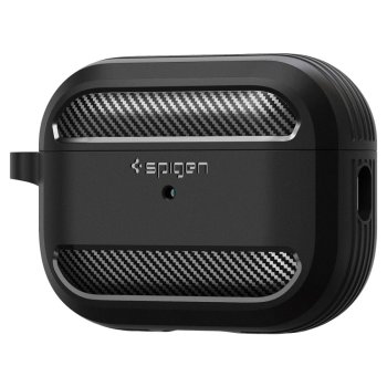Spigen Apple AirPods Pro 1 / 2 Case Rugged Armor, Matte Black