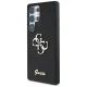 Guess Fixed Glitter Big 4G Metal Logo dėklas Samsung Galaxy S25 Ultra, juodas
