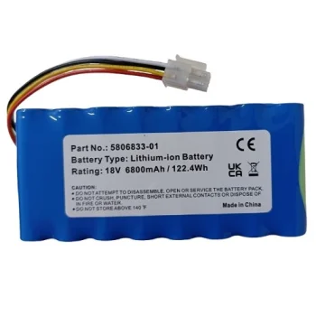 Baterija tinkama Husqvarna 5806833-01 (18V, 6.8Ah, Li-ion)