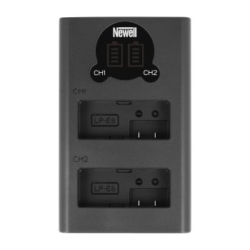 Newell DL-USB-C dviejų kanalų įkroviklis LP-E8 baterijoms