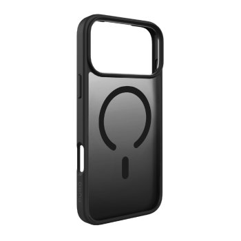 Puro dėklas iPhone 17 Pro telefonui Gradient MagSafe, juodas