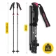 4Fizjo PRO+ Mountain Goat Folding Trekking Poles, Pink