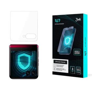 Ekrano apsauginė plėvelė 3mk 1UP skirta Motorola Razr 40 Ultra (priekinė), 3 vnt.