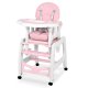 Ricokids Sinco 5-in-1 maitinimo kėdutė, rožinė