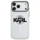 Karl Lagerfeld IML Karl Sketch Logo MagSafe dėklas iPhone 17 Pro Max, skaidrus