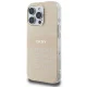 DKNY Repeat Texture Pattern & Stripe MagSafe dėklas iPhone 16 Pro, rožinis