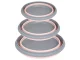 Collapsible Silicone Food Containers with Lids, 3 pcs