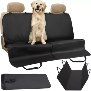 Purlov Dog Car Seat Cover 144x144 cm, Black