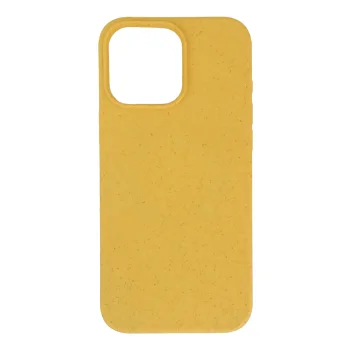 MagSafe Case for iPhone 16 Pro with Wheat Straw and TPU, Yellow