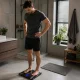 Analitinės stiklinės vonios kambario svarstyklės su LCD ekranu, iki 180 kg, juodos