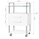 Podiatry Trolley Cart 6052, White