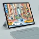 Atverčiamasis dėklas Apple iPad Pro 13\'\' (2024), violetinis