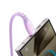 Joyroom S-A59 USB-A į USB-C laidas 3A 1.2m, violetinis