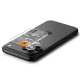 Kameros apsauginis stiklas Spigen Optik Pro EZ FIT iPhone 16/17 Pro / Max, 2 vnt., Sidabrinė