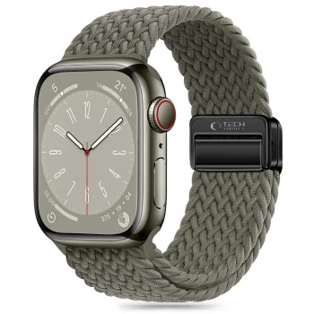 Tech-Protect Nylonmag dirželis Apple Watch (42 / 44 / 45 / 49 mm), žalias