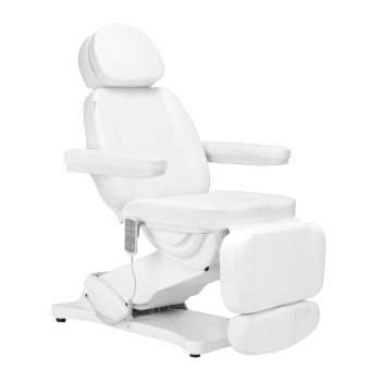 Elektrinė kosmetologinė kėdė Sillon Classic 105185, 3 varikliai, su šildymu, balta